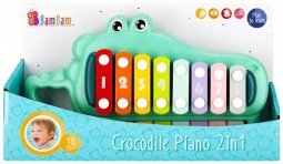 BamBam Krokodilos Zongora 2 az 1-ben