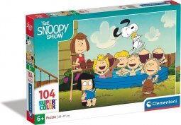 Clementoni Puzzle 104 db Supercolor - Snoopy: Peanuts