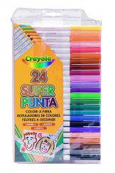 Crayola 24 db vékony lemosható filctoll