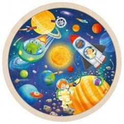 Goki kör alakú űr Puzzle 24 db-os