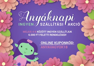Anyáknapi Ingyen szállítás
