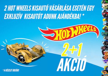 Exkluzív Hot Wheels 2+1 Akció
