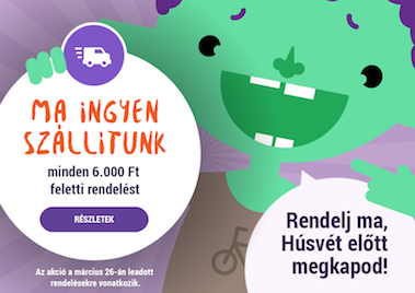 Húsvéti ingyen szállítás