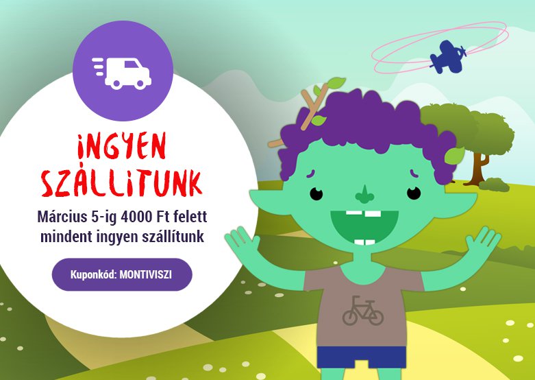 Pörögj rá Monti manó ingyen szállítási akciójára!