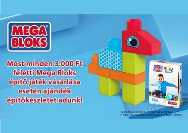 Mega Bloks vásárláshoz ajándékot adunk!