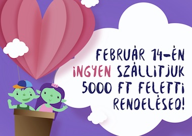 Valentin napon ingyen szállítunk