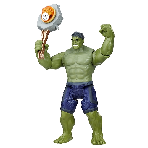 Avangers 15 cm-es Deluxe figura kővel Hulk