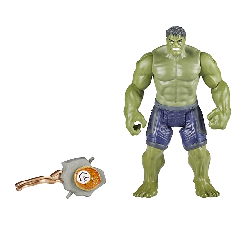 Avangers 15 cm-es Deluxe figura kővel Hulk