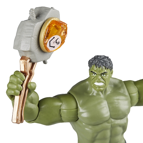 Avangers 15 cm-es Deluxe figura kővel Hulk