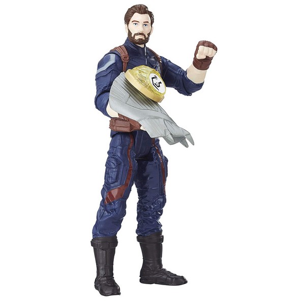 Avengers 15 cm-es figura+kieg Amerika Kapitány