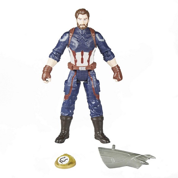 Avengers 15 cm-es figura+kieg Amerika Kapitány