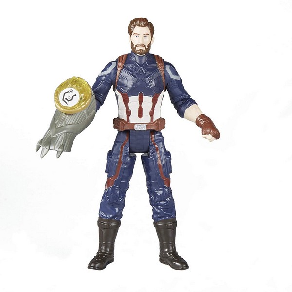 Avengers 15 cm-es figura+kieg Amerika Kapitány