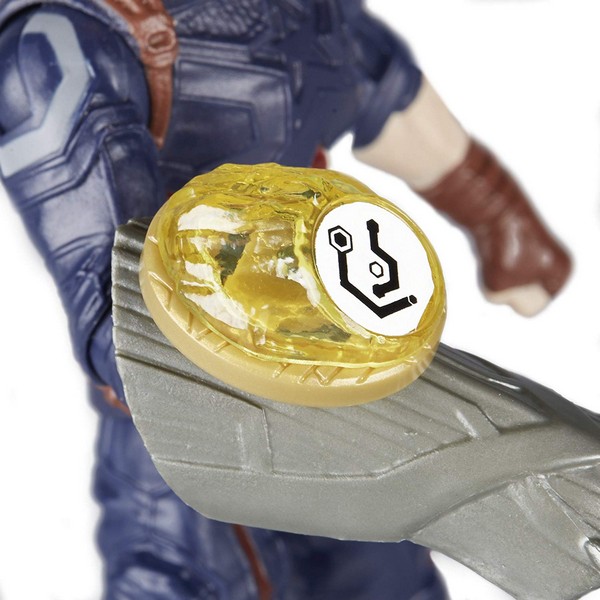 Avengers 15 cm-es figura+kieg Amerika Kapitány