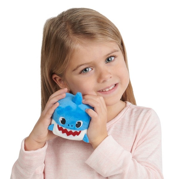 Baby Shark Zenélő Kockaplüss - Apa Cápa