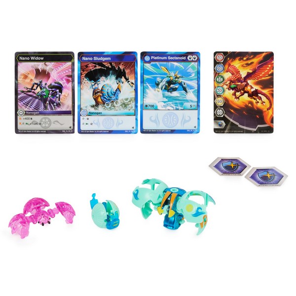 Bakugan Diecast indítsd el Labda Sectanoid Nanowidow Nanosludgem