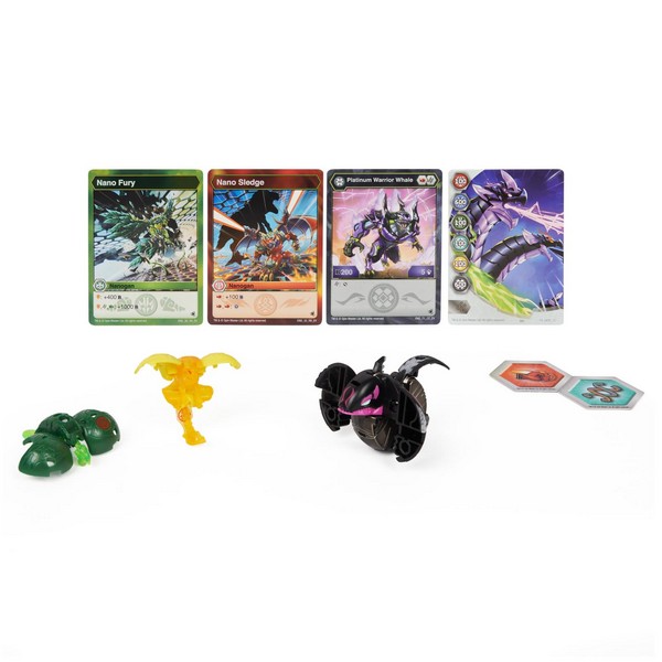 Bakugan Diecast indítsd el Labda Warrior Whale Nanofury Nanosledge