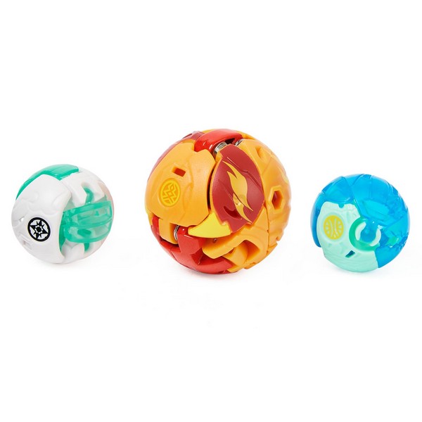 Bakugan Diecast Indítsd el labda Colossus narancs, Nano Riptide