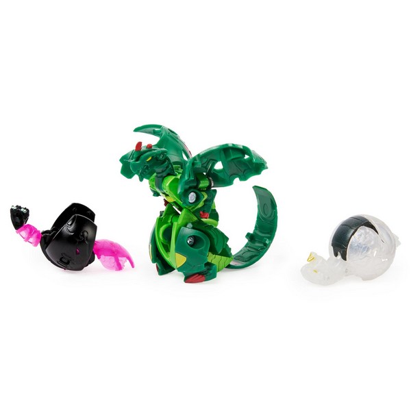 Bakugan Diecast Indítsd el labda Dragonoid Zöld, Nano Scorcher
