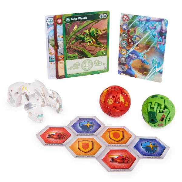 Bakugan Diecast Kezdőcsomag Gillator Ultra Wrath Warrior Whale