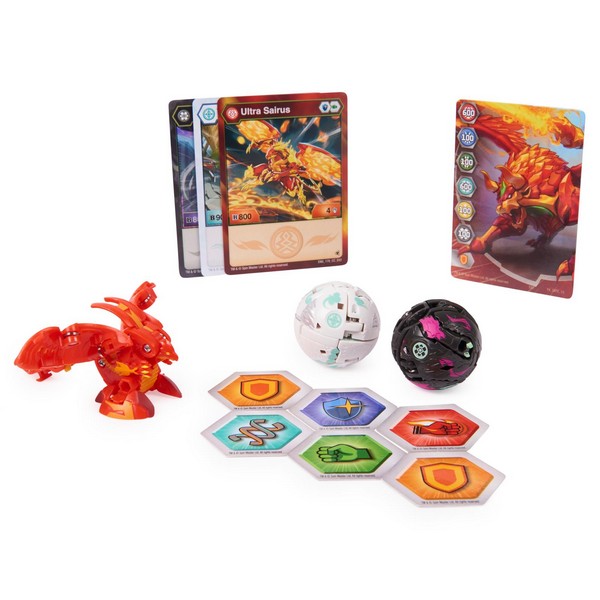 Bakugan Diecast Kezdőcsomag Sairus Ultra Warriorwhale Dragonoidevo