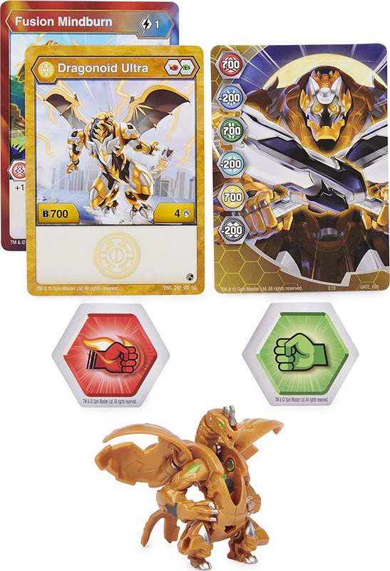 Bakugan S3 Ultra labda Dragonoid ultra Barna