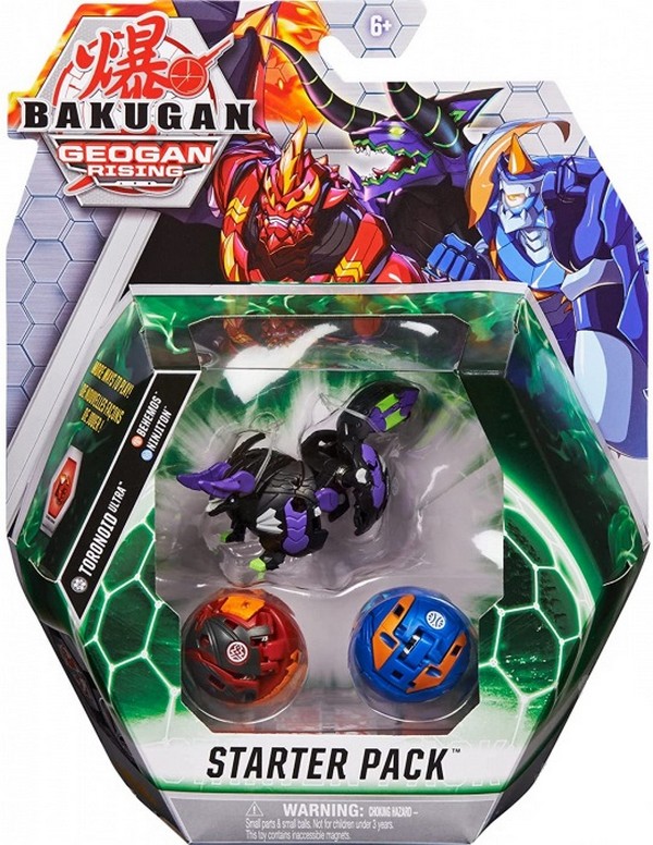 Bakugan S3 kezdő csomag Toronoid Ultra + Behemos + Ninjiton