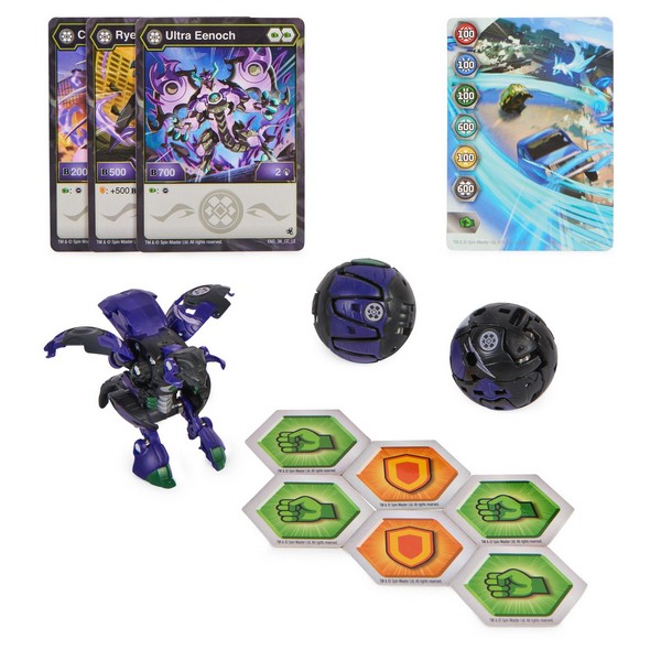 Bakugan S5 Kezdő Csomag Eenoch ultra, Cimoga, Ryerazu
