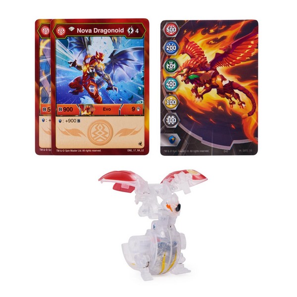 Bakugan S5 Legend Nova labda Dragonoid átlátszó