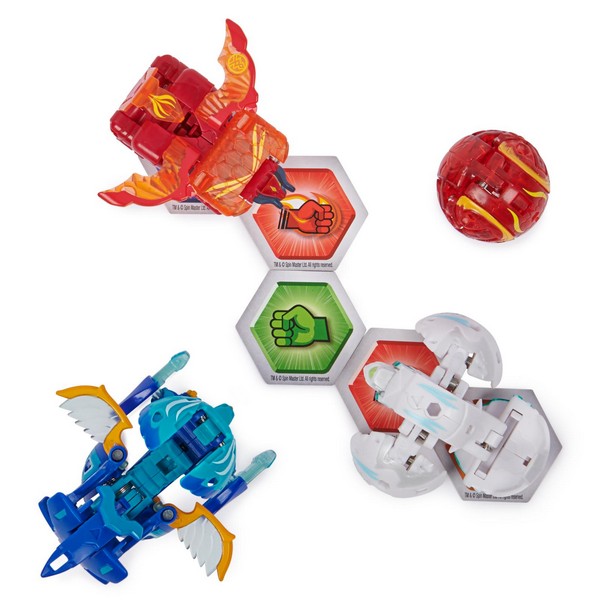 Bakugan S5 Legends kollekció Cycloid,Arcleon, Nillious, Hydorous