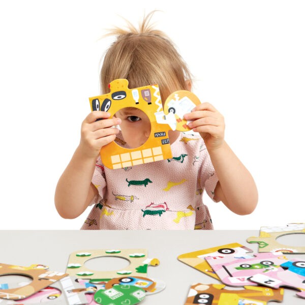 Banana Panda Párosító Puzzle Játék - Járművek