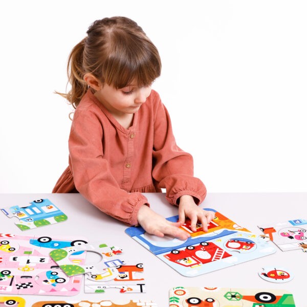 Banana Panda Párosító Puzzle Játék - Járművek