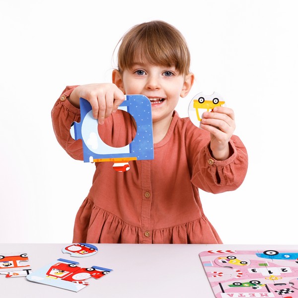 Banana Panda Párosító Puzzle Játék - Járművek