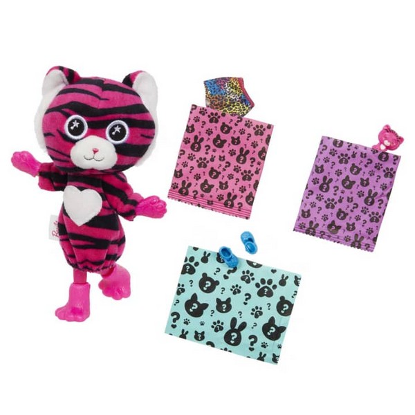 Barbie Chelsea Cutie Reveal Meglepetés Baba Tigris