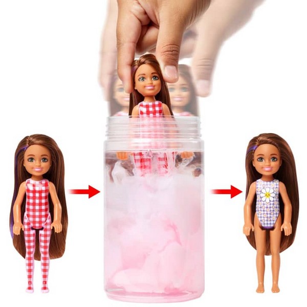 Barbie Color Reveal Chelsea Meglepetés Baba Piknik