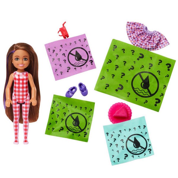 Barbie Color Reveal Chelsea Meglepetés Baba Piknik