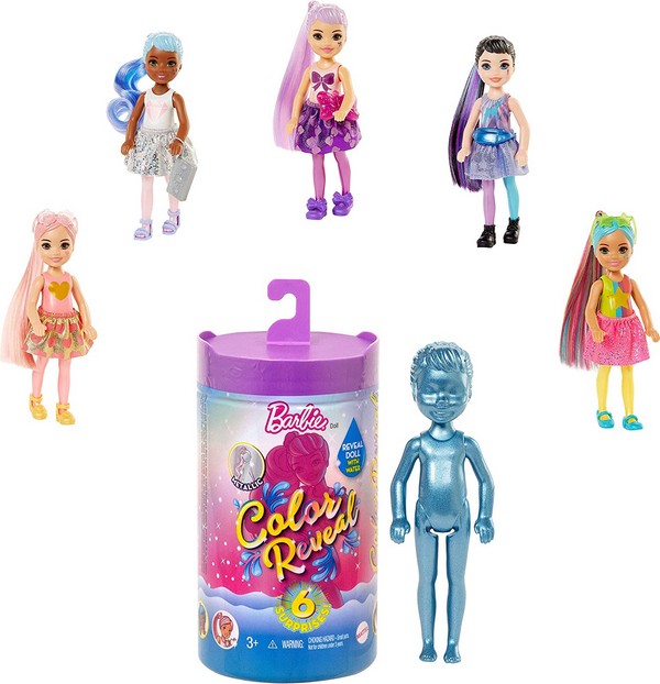 Barbie Color Reveal Chelsea meglepetés baba - Csillámvarázs