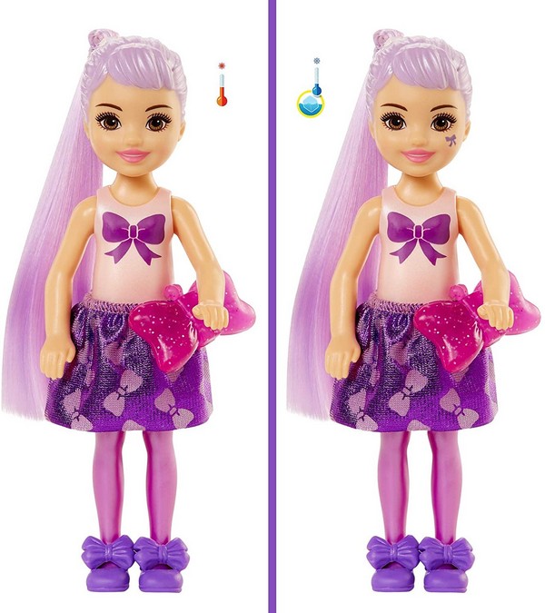 Barbie Color Reveal Chelsea meglepetés baba - Csillámvarázs