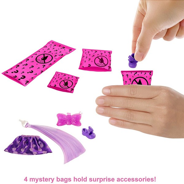 Barbie Color Reveal Chelsea meglepetés baba - Csillámvarázs