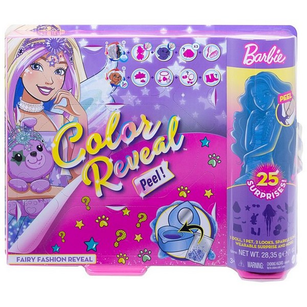 Barbie Color Reveal Mágikus Meglepetés Szőke Hajú