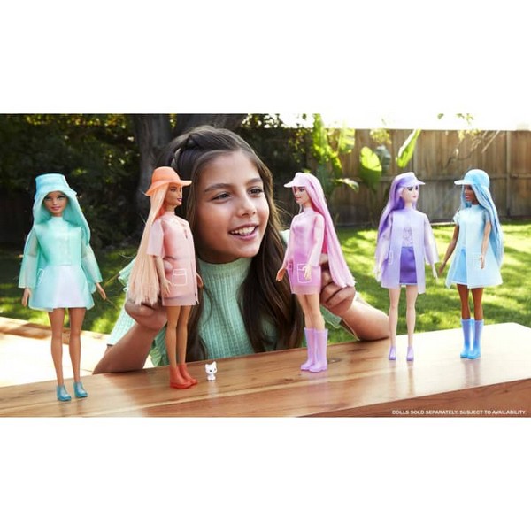 Barbie Color Reveal Meglepetés Baba - Buli Az Esőben