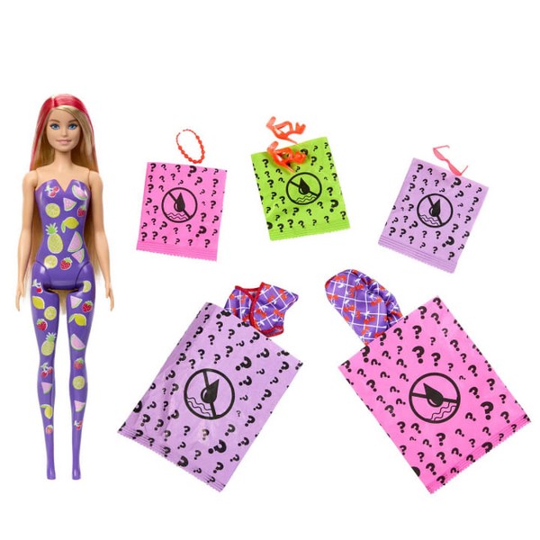 Barbie Color Reveal Meglepetés Baba Illatos Gyümik