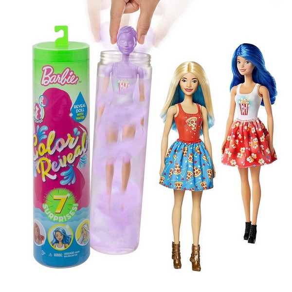 Barbie Color Reveal Meglepetés Baba 2. Sorozat - Finom Falatok