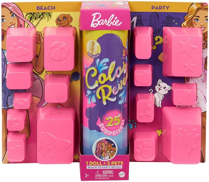 Barbie Color Reveal Ultimate Meglepetés szett Beach Party