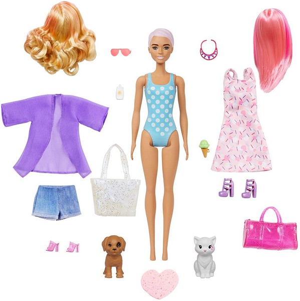 Barbie Color Reveal Ultimate Meglepetés szett Beach Party