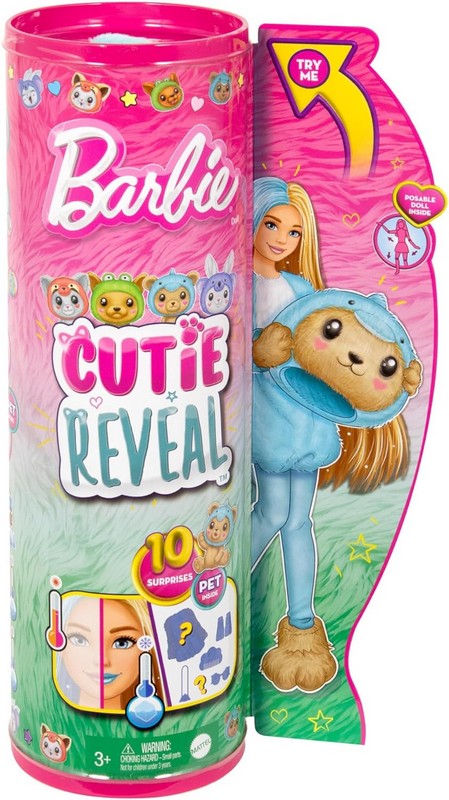 Barbie Cutie Reveal Meglepetés Baba Delfinke (6. Sorozat)