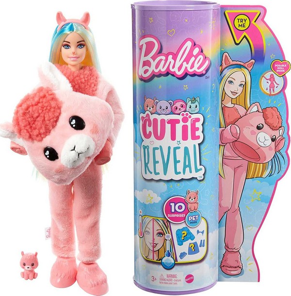 Barbie Cutie Reveal Meglepetés Baba Láma (2. sorozat)