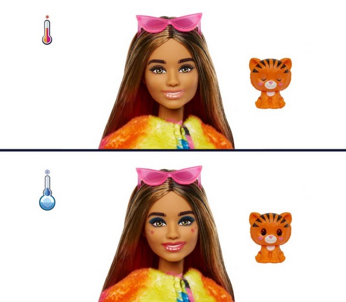 Barbie Cutie Reveal Meglepetés Baba Tigris (4. Sorozat)