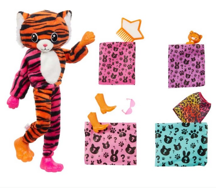 Barbie Cutie Reveal Meglepetés Baba Tigris (4. Sorozat)