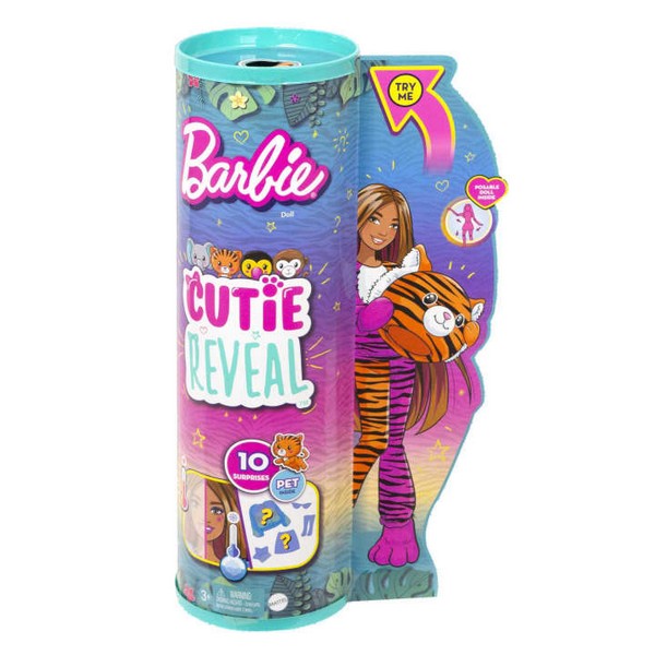 Barbie Cutie Reveal Meglepetés Baba Tigris (4. Sorozat)