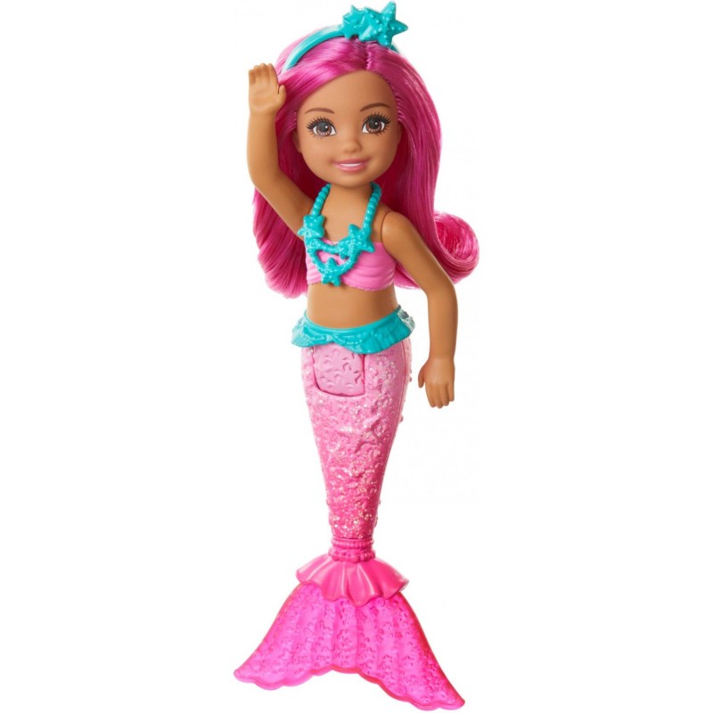 Barbie Dreamtopia Chelsea sellő Pink hajú